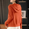 Women’s Zip-Up Knit Cardigan – Thick Warm Sweater with Turn-Down Collar