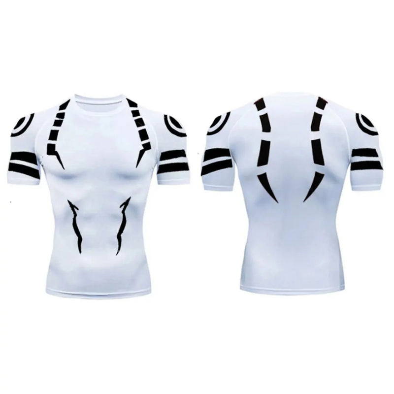 Men's Anime Jujutsu Kaisen 3D Print Compression T-Shirt