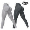 2 Pack Women’s High Waisted Seamless Butt Lifting Yoga Leggings