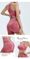 Yoga Set Gym Shorts Women Sport Bras and Workout Tops
