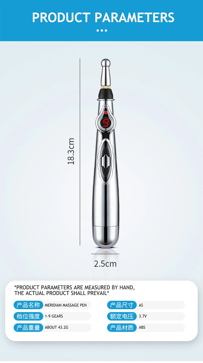 Electronic Acupuncture Pen – Needle-Free Relief Through Meridian Therapy