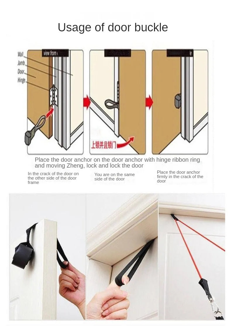 Elastic Resistance Door Anchor Holder Bands