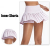 Summer Women’s Tennis Pleated Skirt with Inner Shorts