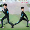 Kids Compression Sportswear Set – Warm Running & Basketball Base Layers for Boys