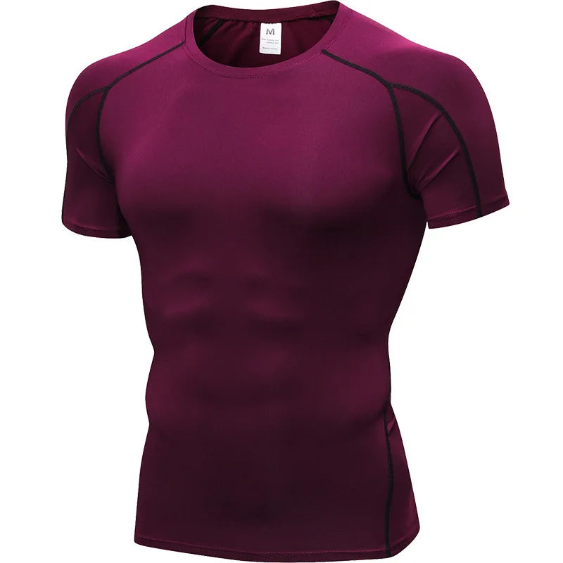 Elastic Men's Sport Running Shirt