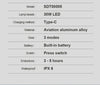 KDULIT High Power Rechargeable LED Flashlight: