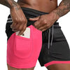 Men’s 2-in-1 Running & Training Shorts – Summer Double-Layer Sportswear