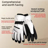 Unisex Winter Cycling Gloves – Warm Thermal Ski Gloves with Non-Slip Grip