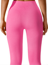 High-Waisted Seamless Ribbed Yoga Leggings – Women’s Fitness & Casual Wear