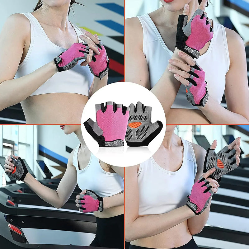 Non-Slip Breathable Gym Gloves for Weightlifting & Fitness