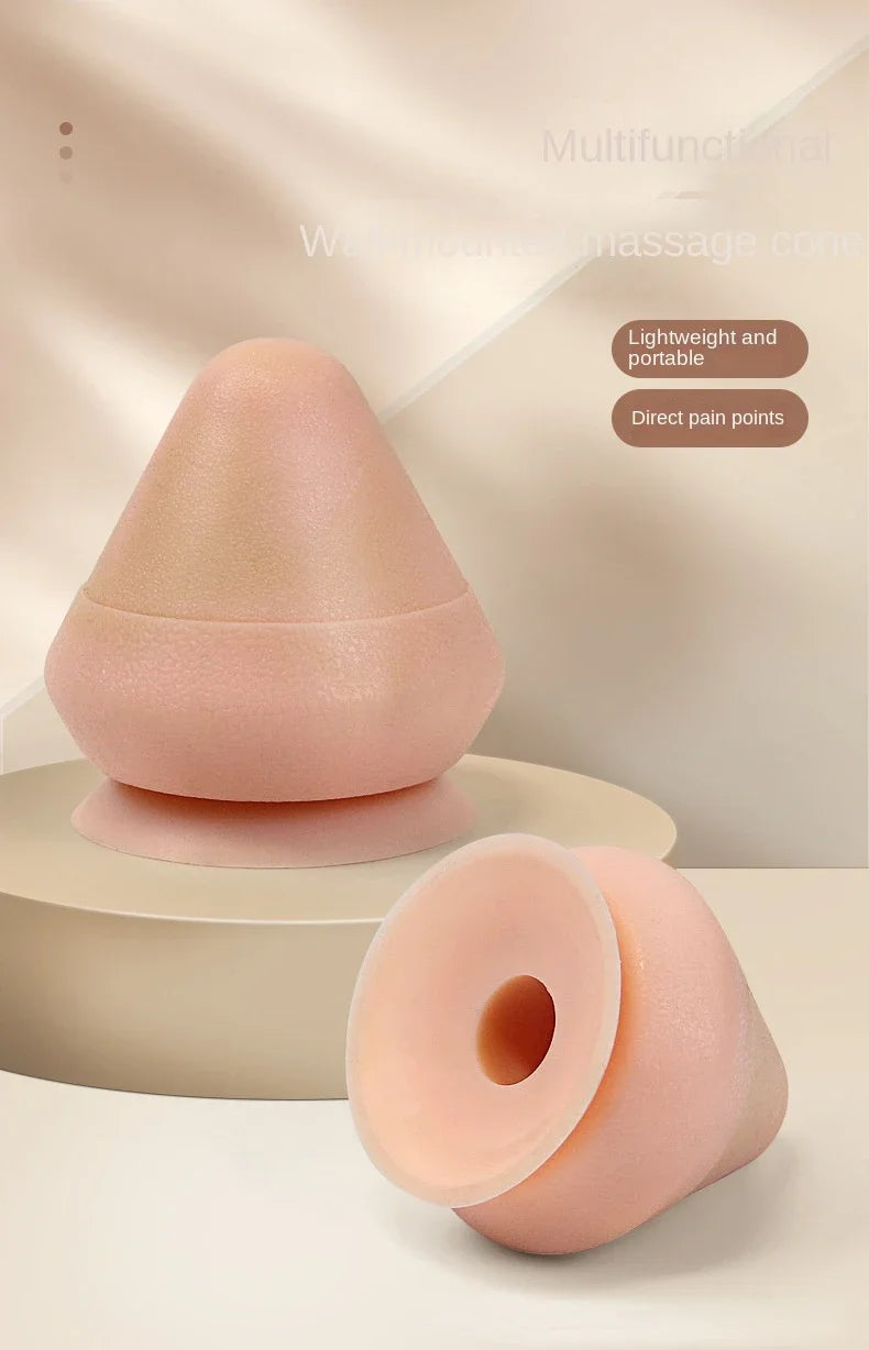 Wall-Mounted Fascia Cone – Hands-Free Trigger Point & Muscle Relief