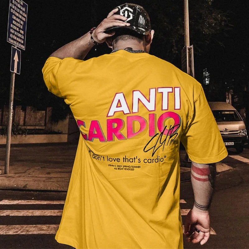 ANTI CARDIO Oversized Sports T-Shirt
