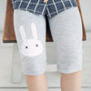 Girls Summer Cotton Leggings – Knee-Length Candy Color Capris