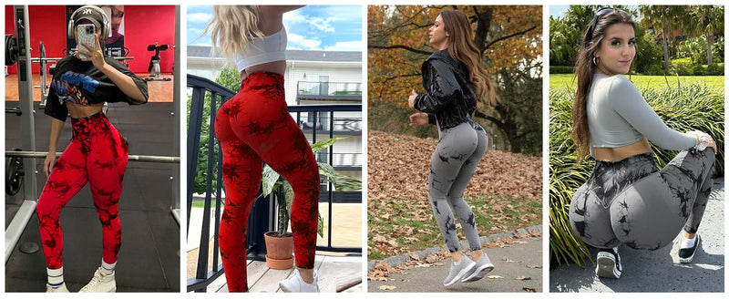 2 Pack Women’s High Waisted Seamless Butt Lifting Yoga Leggings
