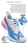 Carbon Plate Marathon Running Shoes – Lightweight Racing Sneakers with Stable Support & Cushioning