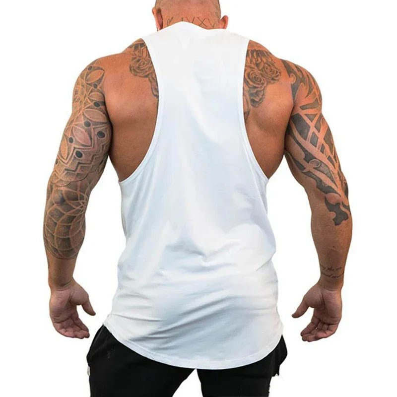 Men’s Red Spider Print Gym Tank Top – Breathable Sleeveless Bodybuilding Shirt