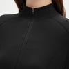Women’s Zipper Sports Jacket & High-Waist Leggings Set