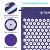 Acupressure Massage Mat & Pillow Set – Yoga Spike Cushion for Back & Body Pain Relief