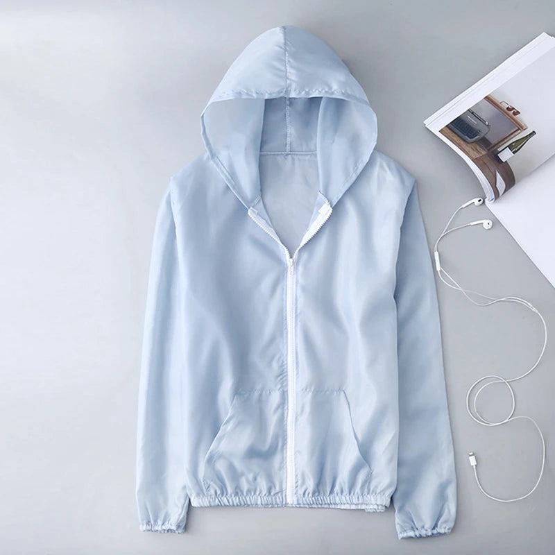 Quick Dry Breathable UV Protection Jacket – Lightweight Sunscreen Coat for Men & Women