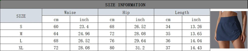 Outdoor Sports High Waist Yoga Tennis Skirt – Breathable Athletic Fitness Skort for Women