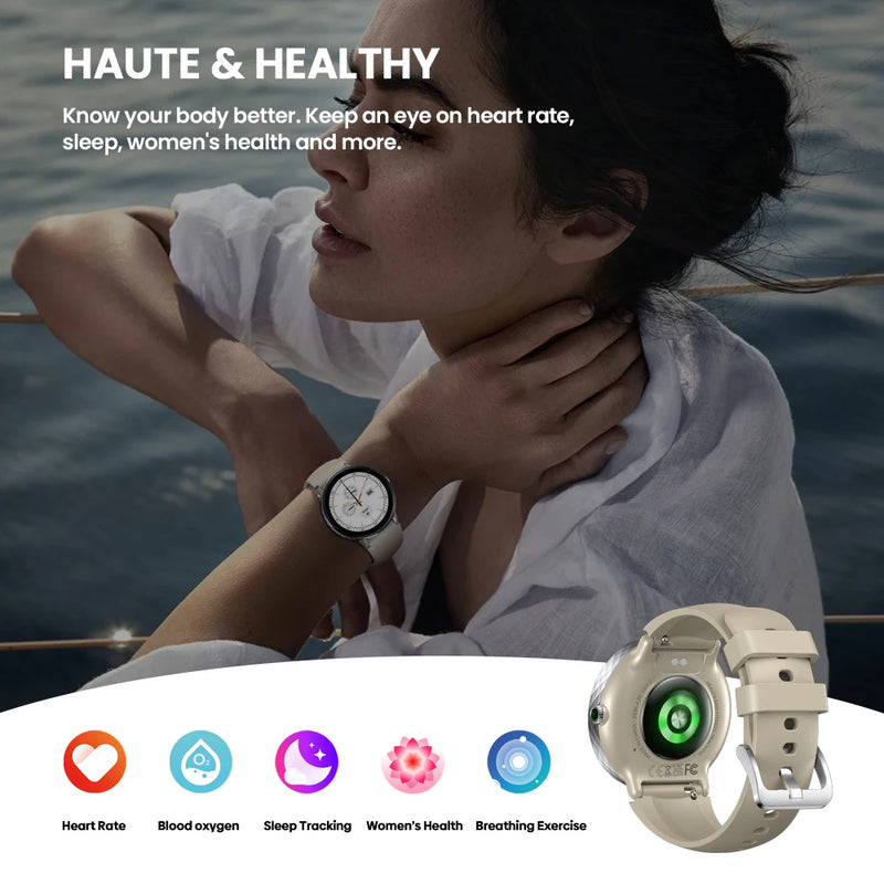 NEW 2025 Zeblaze Lily 2 Voice Calling Female Smartwatch