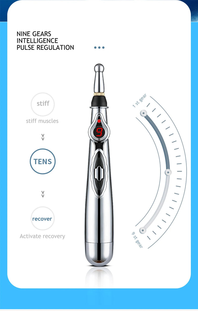 Electronic Acupuncture Pen – Needle-Free Relief Through Meridian Therapy