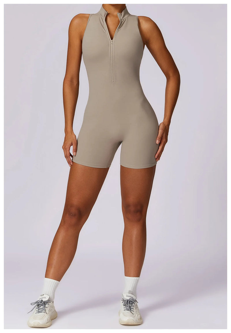 Women’s V-Back Scrunch Sports Jumpsuit
