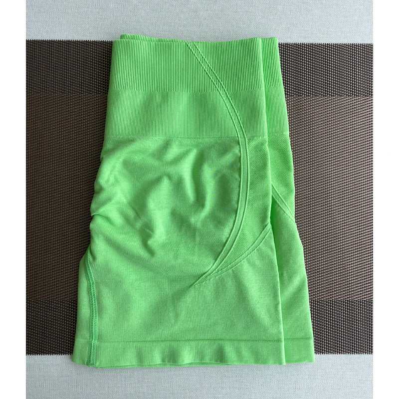 TKITK Women's High Waist Seamless Tight Shorts