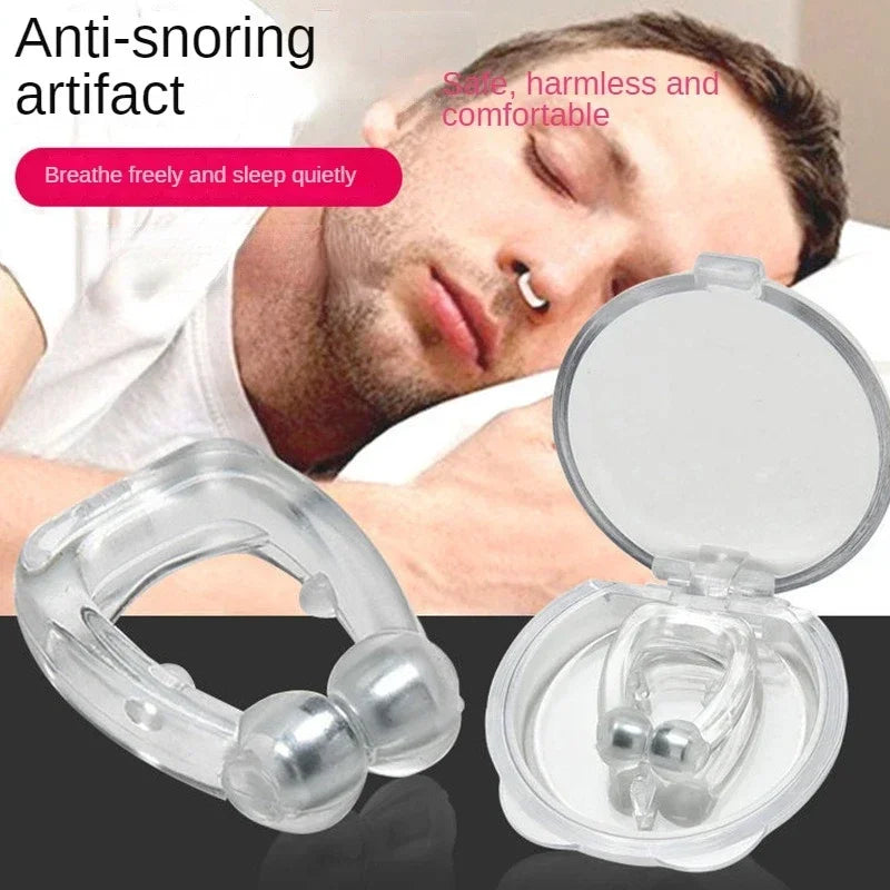 Anti Snore Sleep Aid Magnetic Therapy Finger Ring