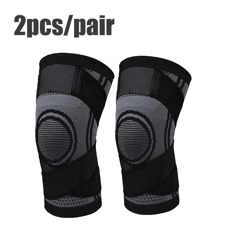 Knee Compression Sleeve with Adjustable Straps