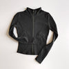Women’s Slim Fit Zip-Up Yoga Jacket – Quick Dry Fitness Top