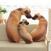 Soft Lifelike Animal Throw Pillow