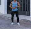 Men’s Stripe Gym Tank Top