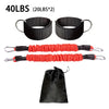 1 PC Leg Strength Trainer Foot Ring with Resistance Band