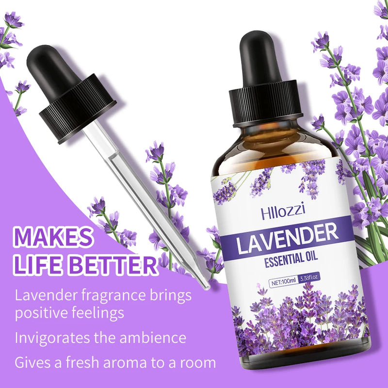 Lavender Essential Oil for Facial and Body Skin Care