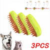 3-in-1 Electric Pet Steam Brush – Grooming, Detangling & Massage Tool