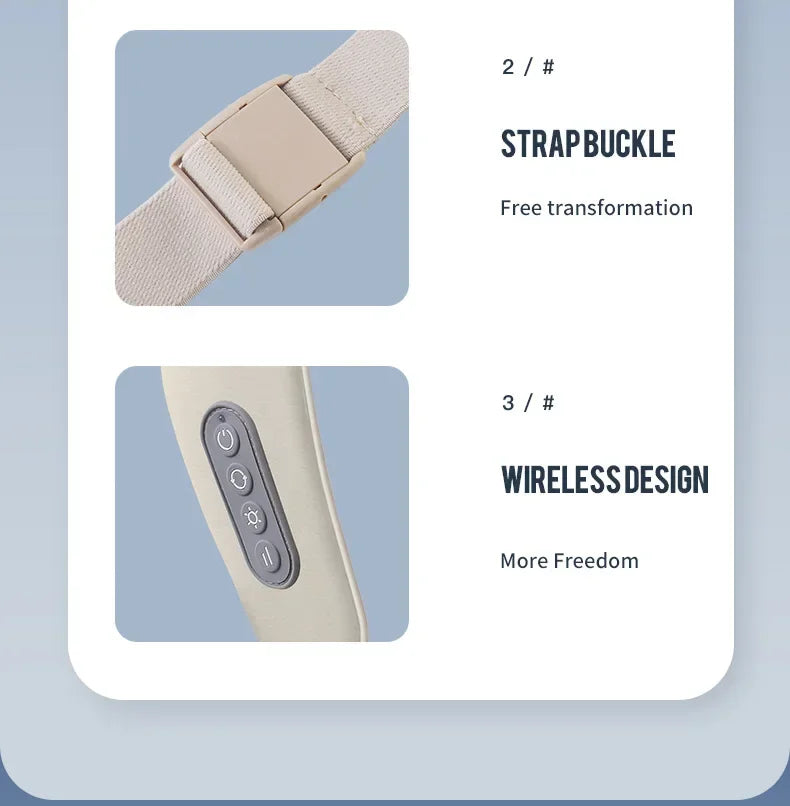 Wireless Neck & Back Massager – Deep Relief for Neck, Shoulder & Trapezius Tension