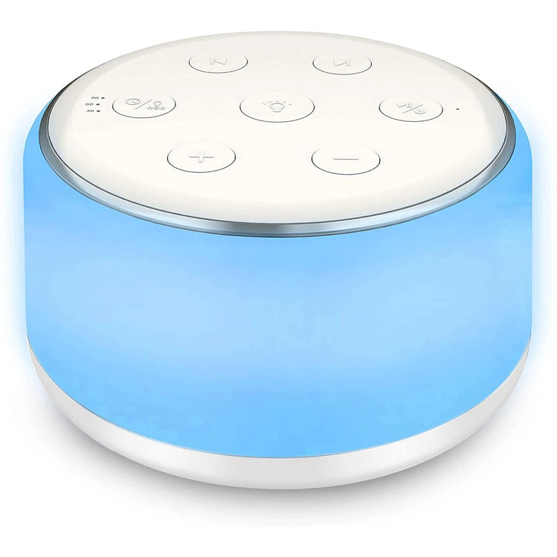 White Noise Sleep Machine with Night Light for Babies and Adults