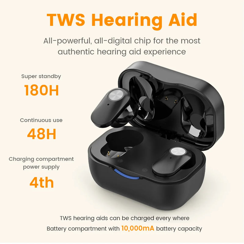 Rechargeable Wireless Hearing Aids
