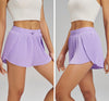 Fitness Fake Two-Piece Pleated Skirt Pants