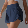 Outdoor Sports High Waist Yoga Tennis Skirt – Breathable Athletic Fitness Skort for Women