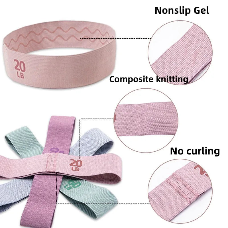 Fabric Elastic Bands Fitness Resistance Bands