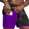 Men’s 2-in-1 Running & Training Shorts – Summer Double-Layer Sportswear
