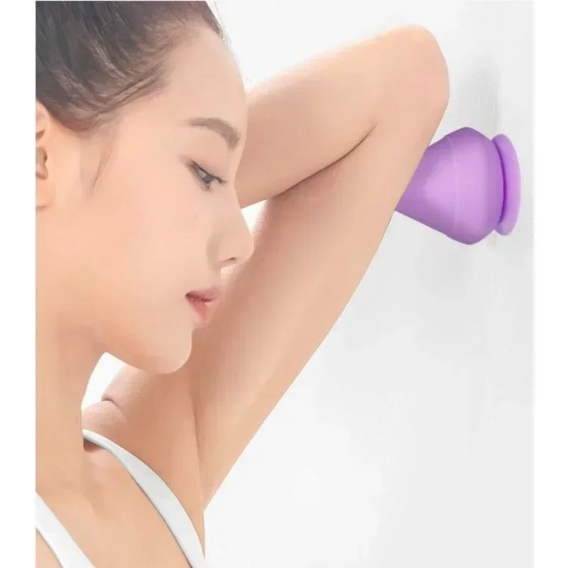 Wall-Mounted Fascia Cone – Hands-Free Trigger Point & Muscle Relief