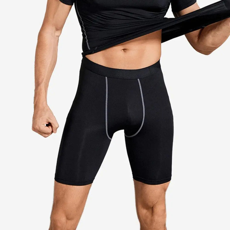 Men's Compression Running Shorts – Quick-Dry Athletic Training Shorts with Pocket
