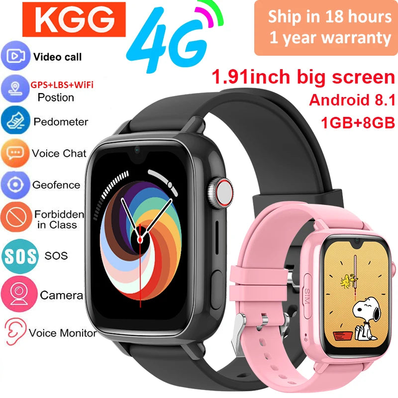 4G Smart Watch for Kids