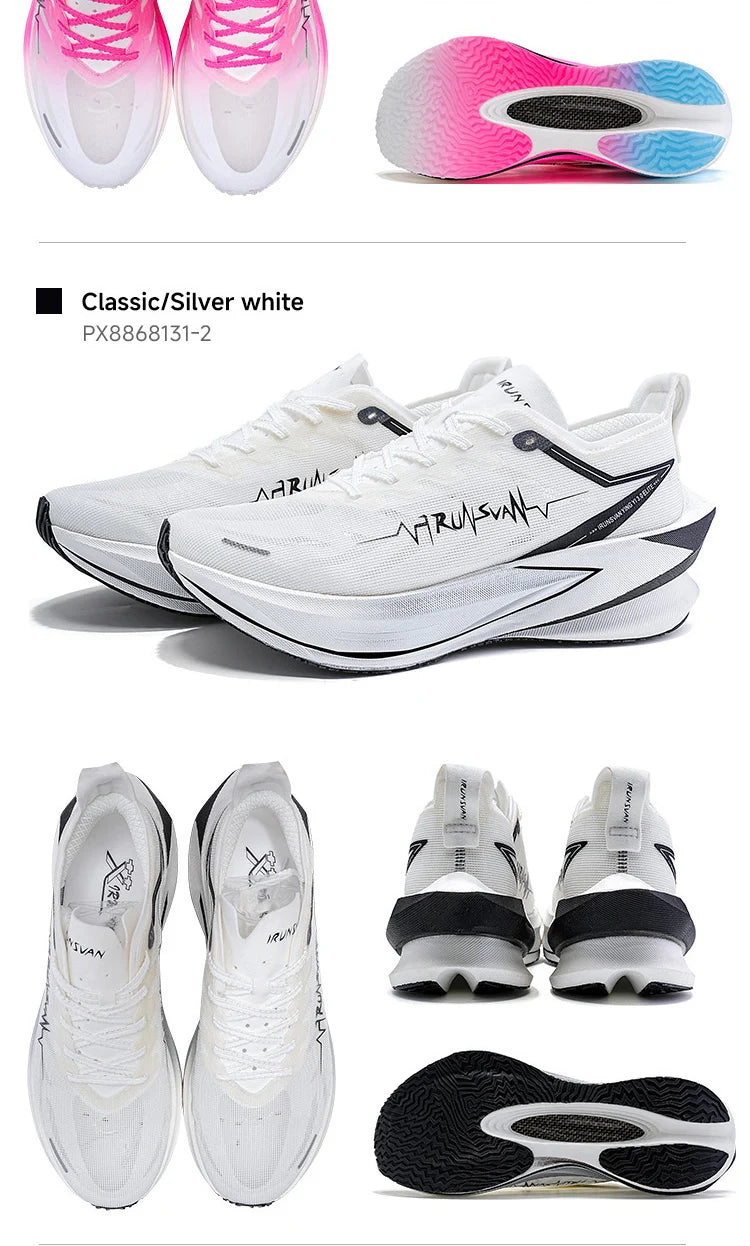 IRUNSVAN Carbon Plate Running Shoes – Cushioned Marathon Shoes for Men & Women