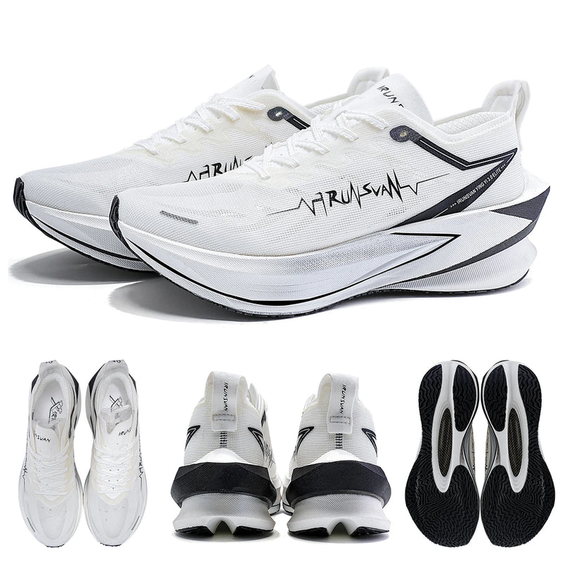 IRUNSVAN Carbon Plate Running Shoes – Cushioned Marathon Shoes for Men & Women