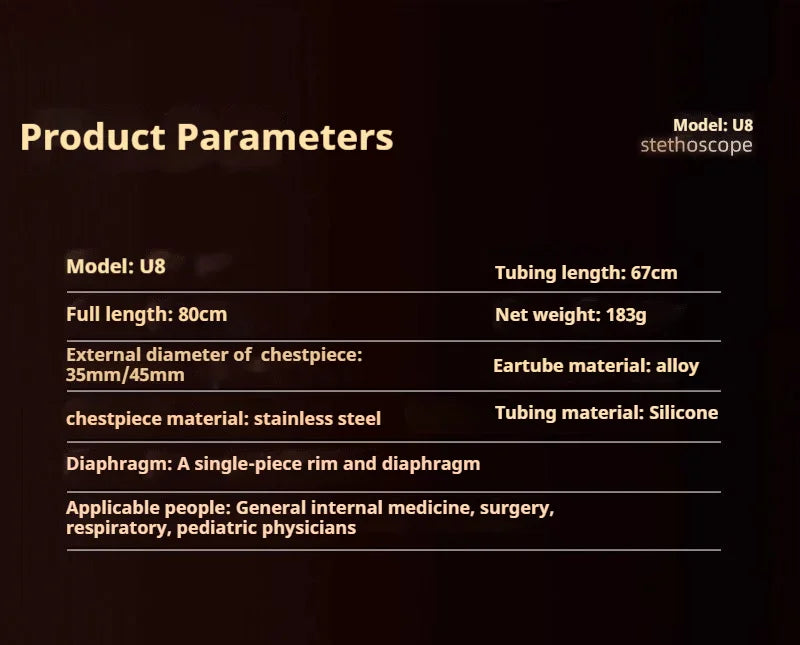 Medical Double-Sided Professional Stethoscope