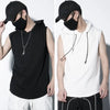 New Men’s Fashion Sportswear Hooded Sleeveless T-Shirt